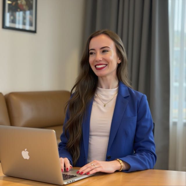 Jaqueline Schmitt, corretora de imóveis do Grupo Iguacon